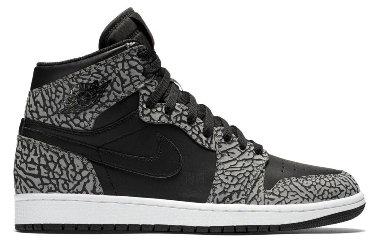 Мужские кроссовки Jordan Air Jordan 1 Retro Un-Supreme (черно-белые) — фото 2