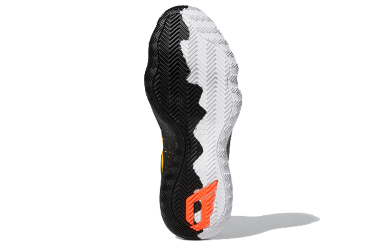 Мужские кроссовки adidas D lillard 6 GCA (красный / черный / желтый) — Красный / чёрный / жёлтый — фото 5