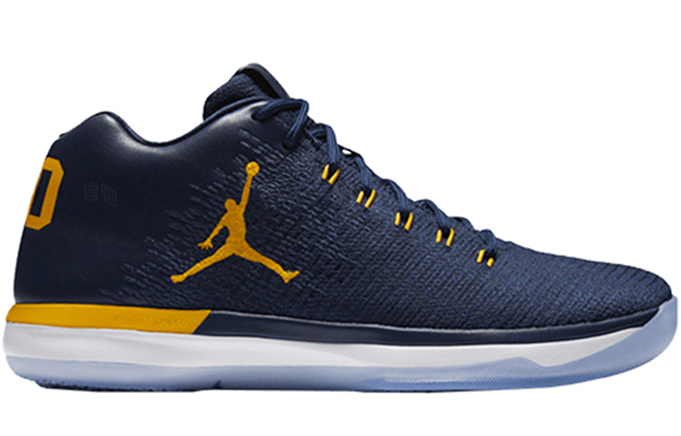 Мужские кроссовки Jordan Air Jordan 31 Low Michigan (черные) — фото 2