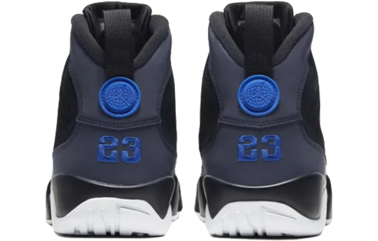 Мужские кроссовки Jordan Air Jordan 9 Retro (черно-синий) — Чёрныйсиний — фото 5