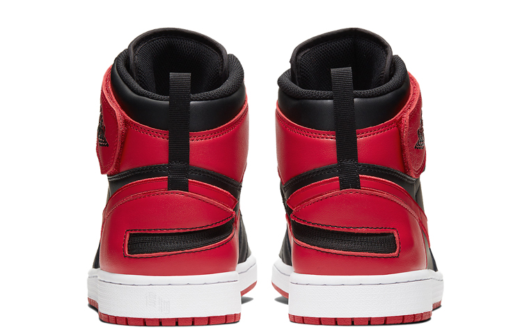 Мужские кроссовки Jordan Air Jordan 1 FlyEase "Gym Red" (черныйкрасный) — Чёрныйкрасный — фото 5