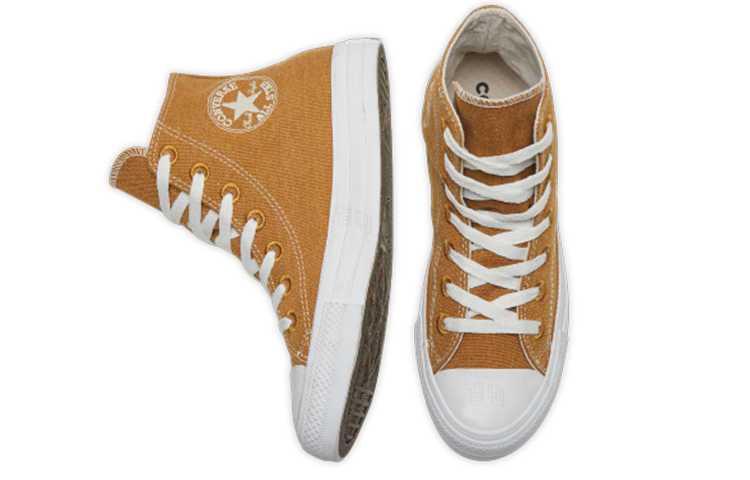 Кеды Converse Chuck Taylor All Star Renew Cotton (пшеничные) — 小麦色 — фото 4