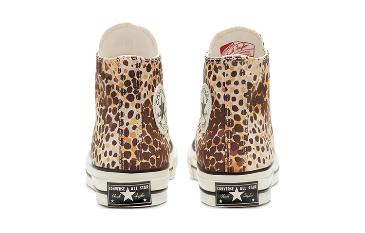 Кеды Converse 1970s Animal Print Chuck (леопардовые) — 豹纹/白 — фото 4