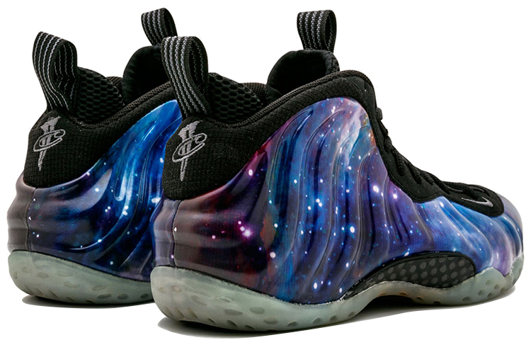 Мужские кроссовки Nike Foamposite One NRG Galaxy (синие) — 黑曜石/深灰/黑 — фото 4