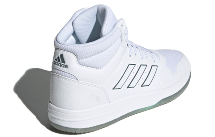 Мужские кроссовки adidas Gametaker (бело-черно-зеленые) — Белый / чёрный / зелёный — фото 4