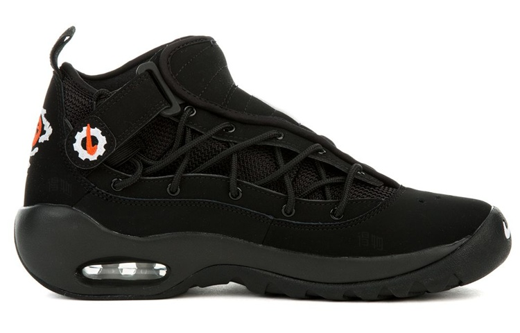 Кроссовки Nike Air Shake Ndestrukt OG (черно-белые) — 黑/白/团队橙/黑 — фото 2