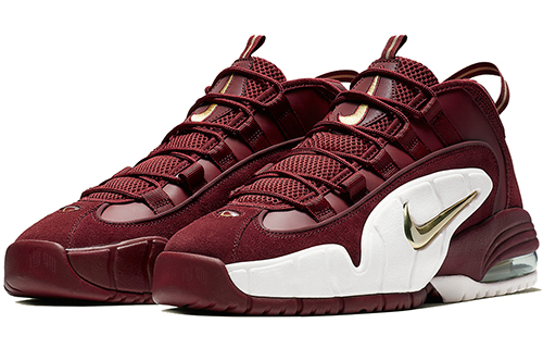 Мужские кроссовки Nike Air Max Penny 1 House Party (красно-белые) — фото 2