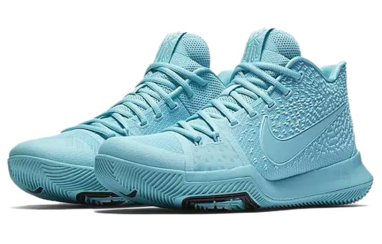 Мужские кроссовки Nike Kyrie 3 Aqua (голубые) — фото 3