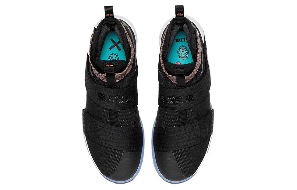 Мужские кроссовки Nike zoom soldier 10 (черные) — фото 3