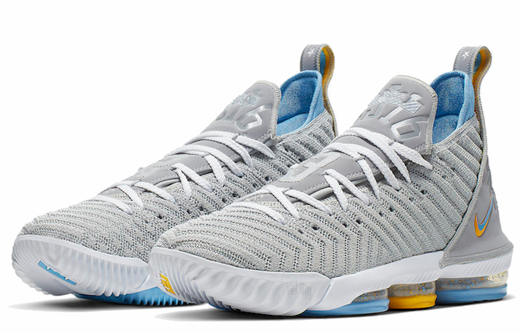 Мужские кроссовки Nike Lebron 16 "MPLS" (серые) — Серый — фото 3