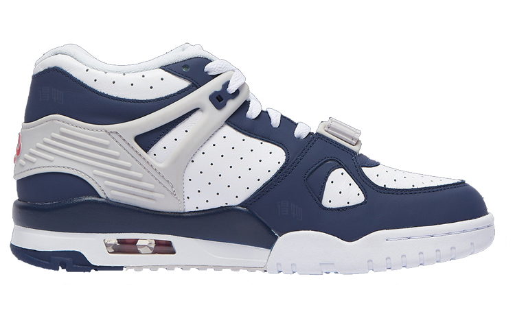 Мужские кроссовки Nike Air Trainer 3 Retro (бело-синие) — фото 2