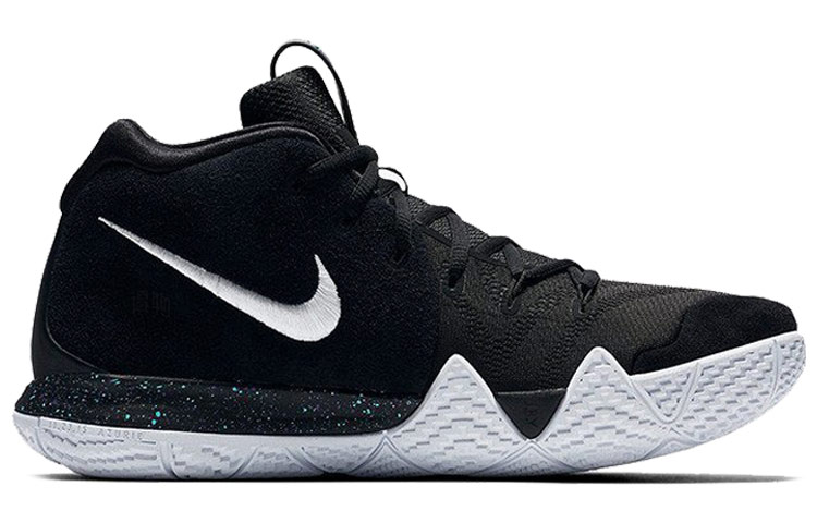 Мужские кроссовки Nike Kyrie 4 OG (черный / белый) — Чёрный / белый — фото 2