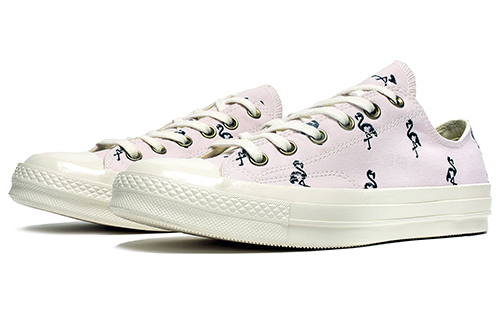 Кеды Converse 1970s Chuck Low Barely Rose (белые) — Белый — фото 3