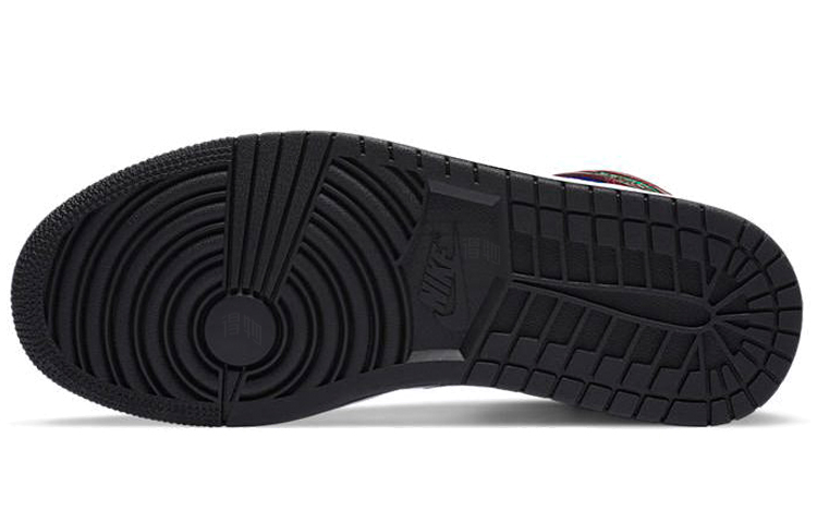 Женские кроссовки Jordan Air Jordan 1 Mid SE "Multicolor" (разноцветные) — фото 6