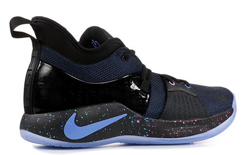 Мужские кроссовки Nike PG 2 Playstation (черно-синие) — фото 4