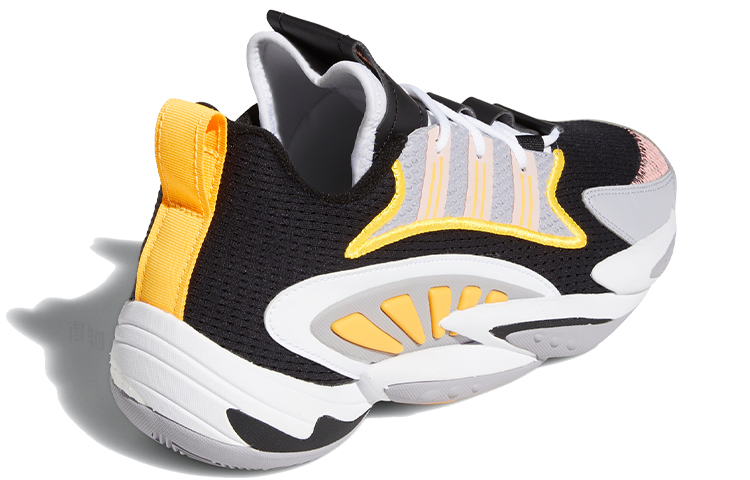 Мужские кроссовки adidas originals Crazy BYW 2.0 (бело-черно-желтый) — фото 4