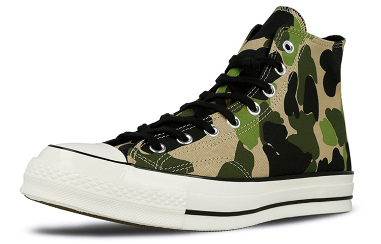 Кеды Converse Chuck Taylor All Star (армейский зеленый) — 迷彩 — фото 3
