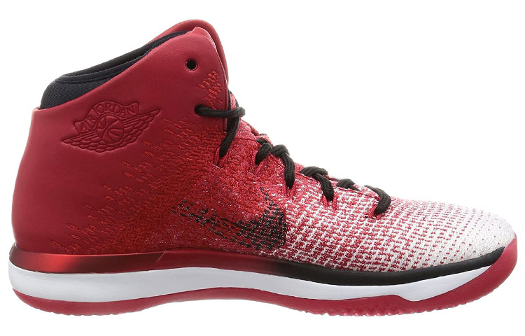 Мужские кроссовки Jordan Air Jordan 31 Chicago (красно-белые) — 大学红/黑/白 — фото 2