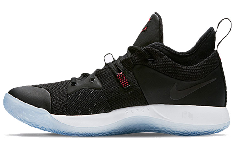 Мужские кроссовки Nike PG 2 (черно-белые) — фото 2
