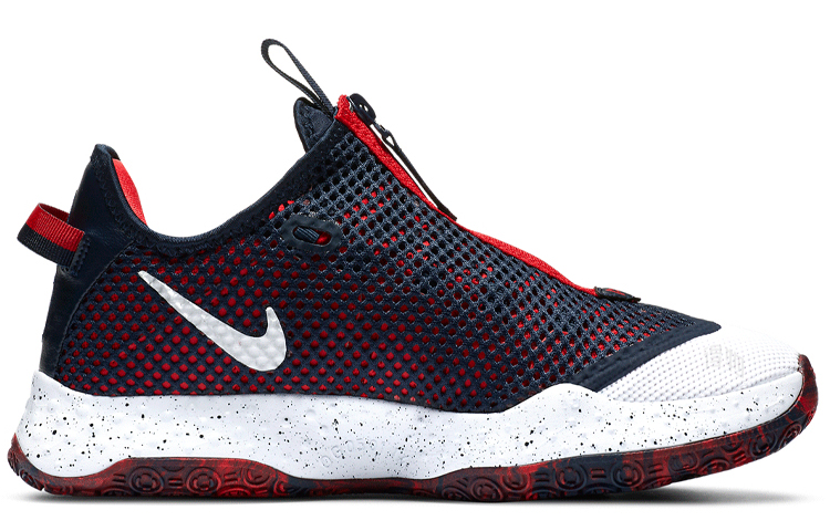 Мужские кроссовки Nike PG 4 (белыйсинийкрасный) — фото 2