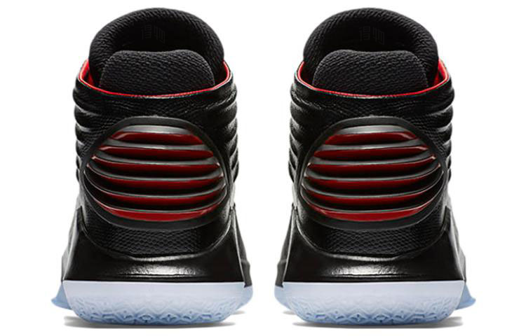 Мужские кроссовки Jordan Air Jordan 32 MJ Day Banned Bred (черный / красный) — Чёрный / красный — фото 4