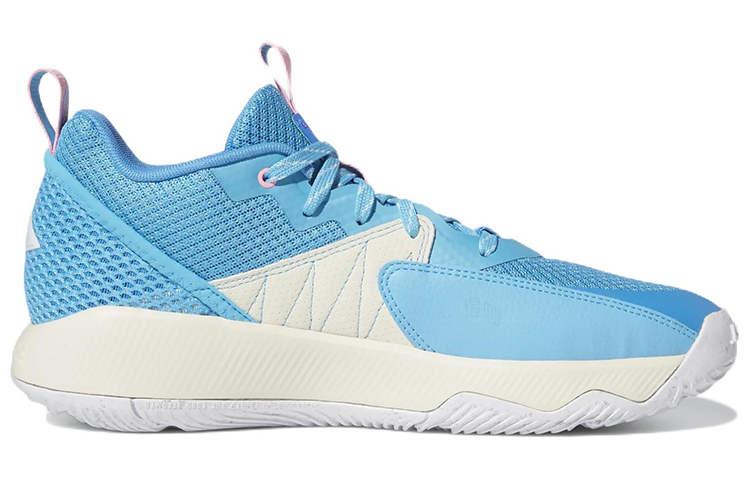 Мужские кроссовки adidas Dame Extply 2.0 (сине-белые) — фото 2