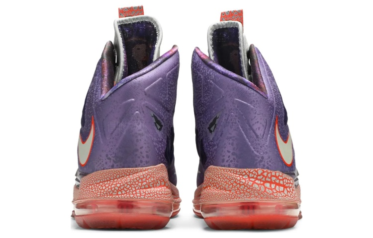 Мужские кроссовки Nike Lebron 10 All-Star Area 72 (фиолетовые) — фото 3