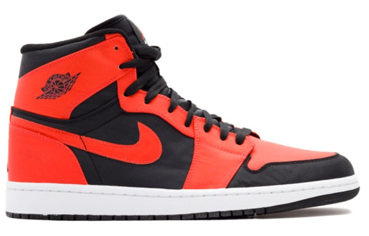 Мужские кроссовки Jordan Air Jordan 1 Retro Max Orange (черно-оранжевые) — фото 2