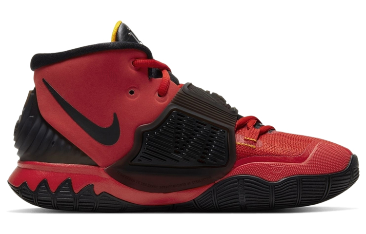 Кроссовки Nike Nike Kyrie 6 "Bruce Lee" 6 (черно-красные) — фото 2