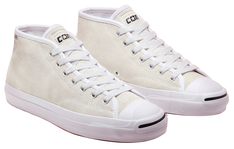 Кеды Converse Jack Purcell Pro Mid (белые) — Белый — фото 3
