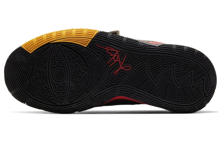 Кроссовки Nike Nike Kyrie 6 "Bruce Lee" 6 (черно-красные) — фото 6