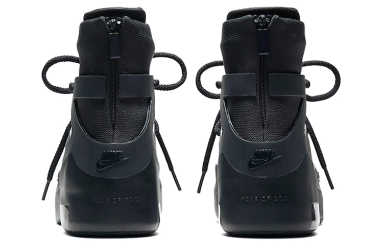 Кроссовки Nike × Fear of God Air Fear of God 1 triple black (черные) — Чёрный — фото 5