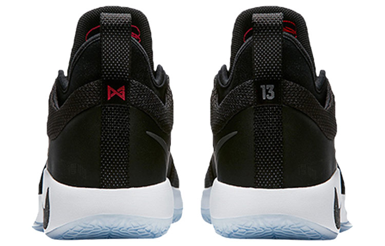 Мужские кроссовки Nike PG 2 (черно-белые) — фото 5
