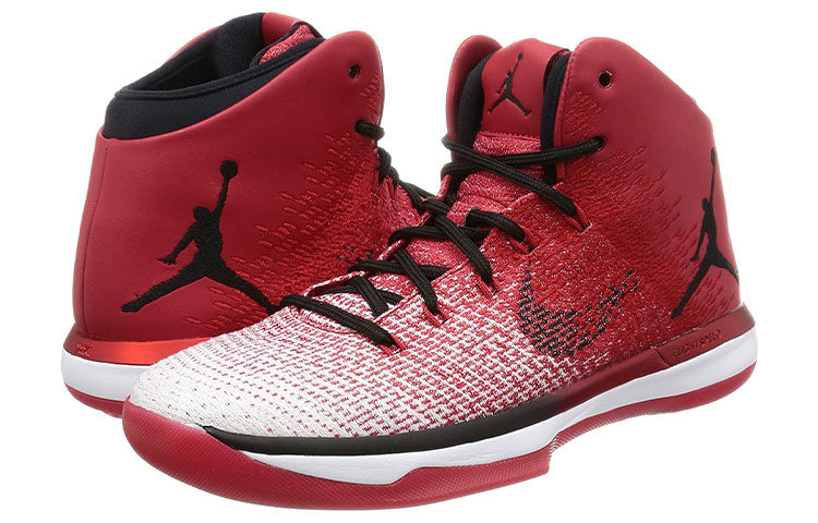 Мужские кроссовки Jordan Air Jordan 31 Chicago (красно-белые) — 大学红/黑/白 — фото 3