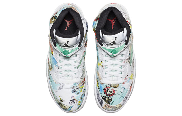 Мужские кроссовки Jordan Air Jordan 5 "Wings" OG (белые) — Белый — фото 3