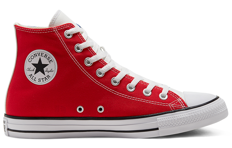 Кеды Converse All Star (сине-бело-красные) — Синий / красный / белый — фото 2