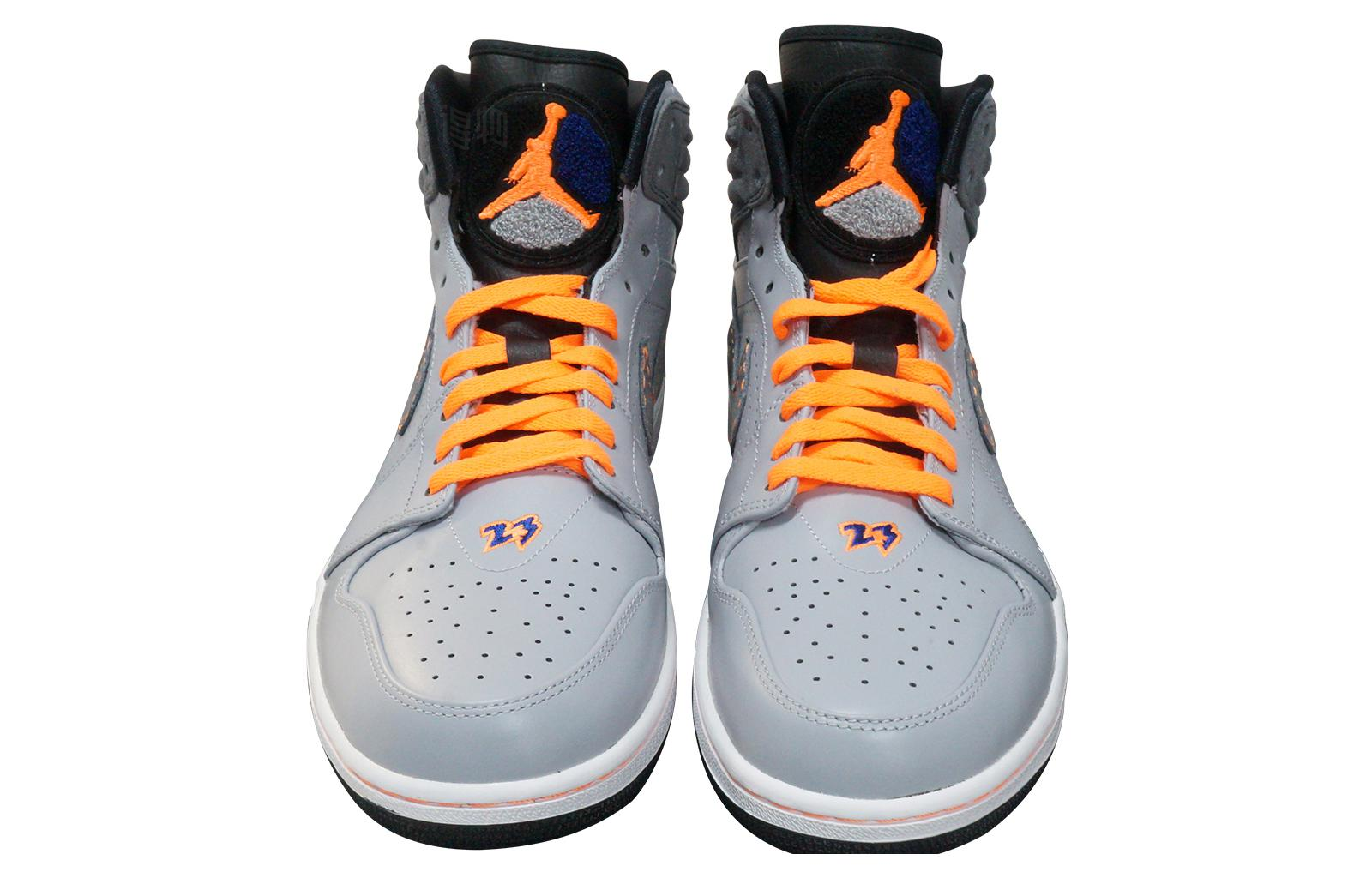 Мужские кроссовки Jordan Air Jordan 1 Retro 93 (серые) — фото 3