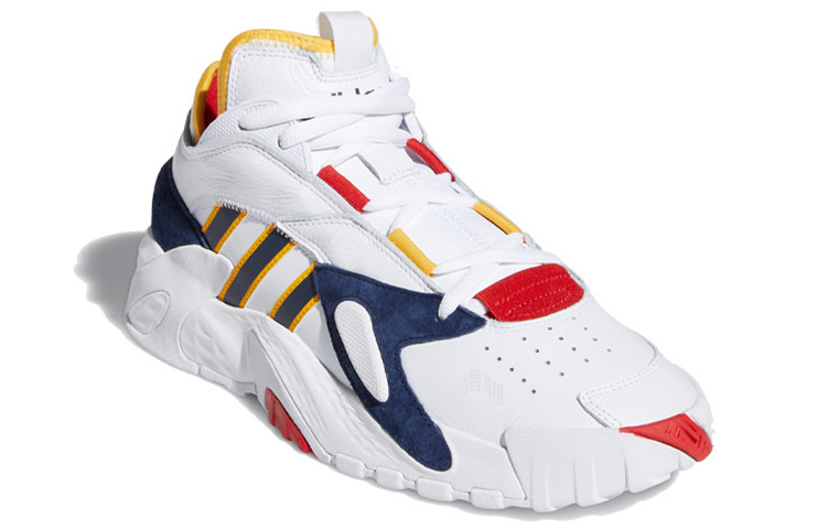 Кроссовки adidas originals Streetball (бело-разноцветные) — фото 3