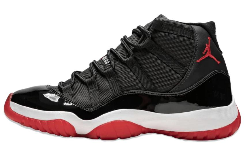 Мужские кроссовки Jordan Air Jordan 12/11 OG (черно-бело-красные) — фото 3
