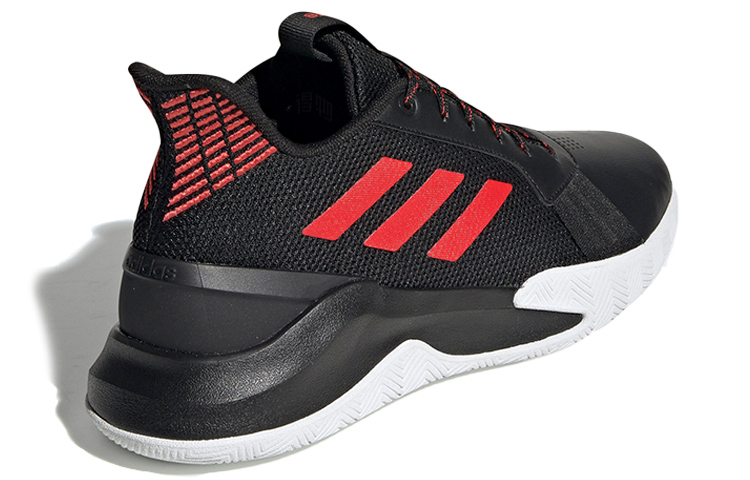 Мужские кроссовки adidas Runthegame (черно-красные) — фото 4