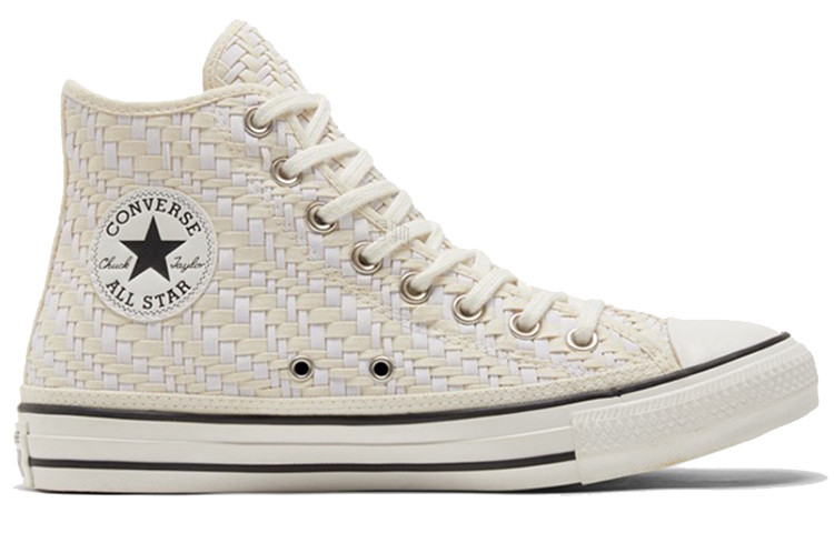 Унисекс кеды Converse Chuck Taylor All Star Tonal Weaving (белые) — фото 2