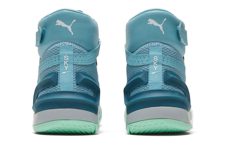 Баскетбольные кроссовки PUMA Sky Modern Easter (голубые) — фото 4