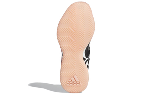 Мужские кроссовки adidas D lillard 5 (черно-белые) — фото 5