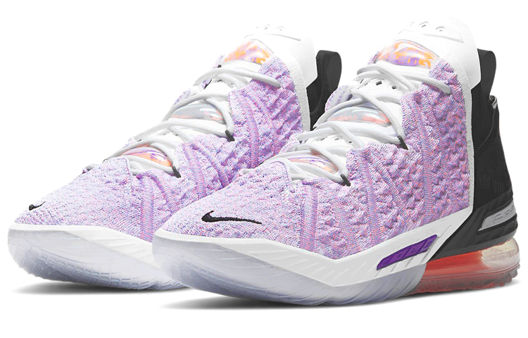 Мужские кроссовки Nike Lebron 18 (фиолетовый) — фото 3
