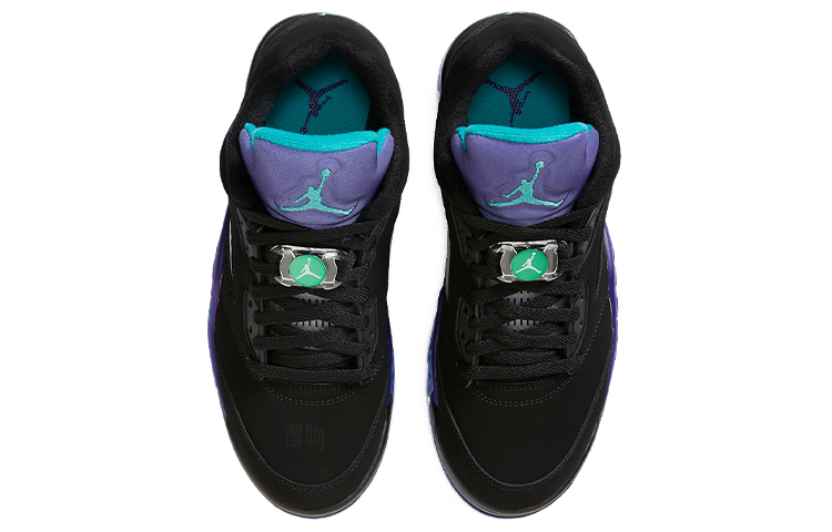 Кроссовки Jordan Air Jordan 5 Low Golf "Black Grape" (черно-фиолетовые) — Чёрныйфиолетовый — фото 4