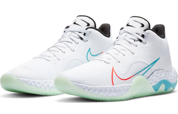 Кроссовки Nike Renew Elevate (бело-зеленые) — Белыйзелёный — фото 3