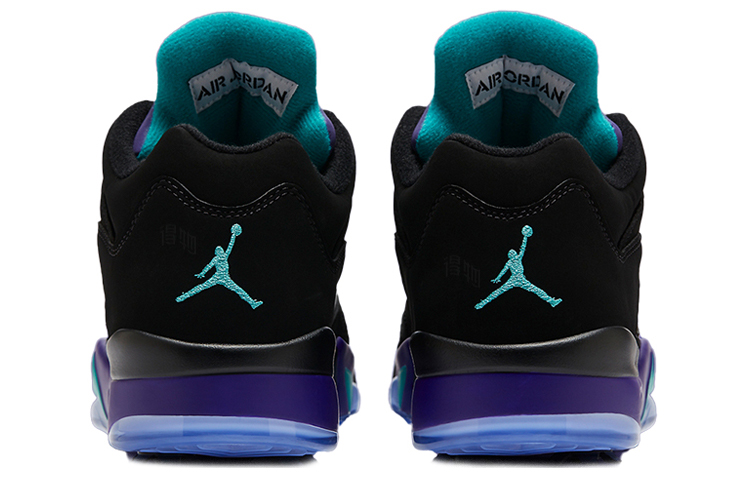 Кроссовки Jordan Air Jordan 5 Low Golf "Black Grape" (черно-фиолетовые) — Чёрныйфиолетовый — фото 5