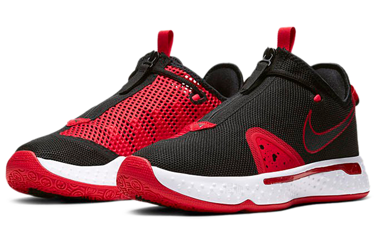 Мужские кроссовки Nike PG 4 EP (черно-красный) — Чёрныйкрасный — фото 3