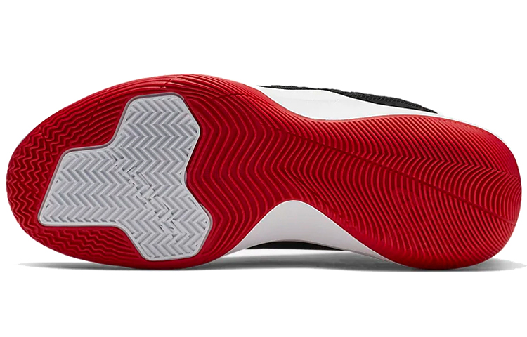 Мужские кроссовки Jordan CP3 12 XII PF (черно-красные) — Чёрный / красный — фото 5