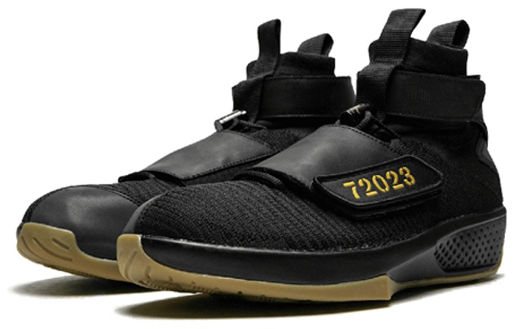 Мужские кроссовки Jordan Air Jordan 20 Flyknit R&B Melo Black (черные) — Чёрный — фото 3